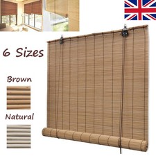 Roller Bamboo Blinds Roll Up