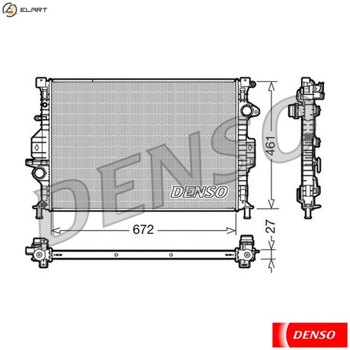 Radiator engine cooling - radiator,