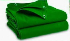 Tarp Canvas Heavy Duty Cotton Tarpaulin Cover Boat Log Store Roofing Sheet blue