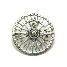 Sterling Silver Brooch Compass