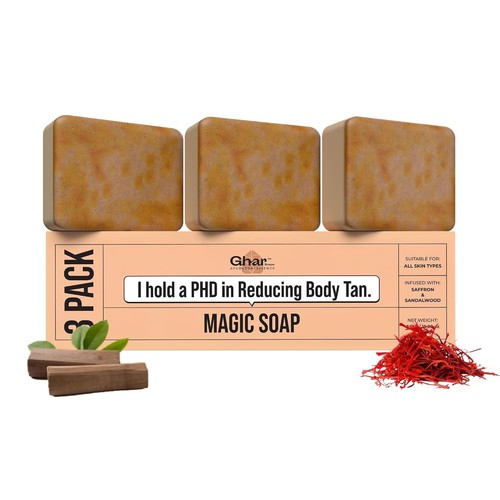 Ghar soaps sandalwood - sandalwood, &