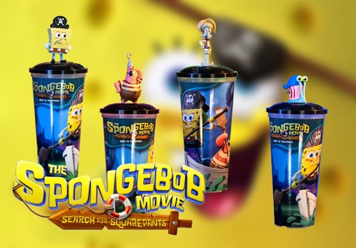 Spongebob movie cups - spongebob,