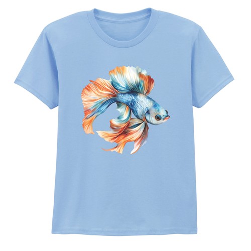 Colourful betta kids shirt - colourful,