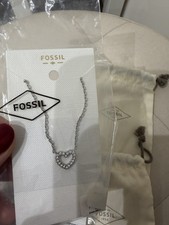 fossil earring and necklace