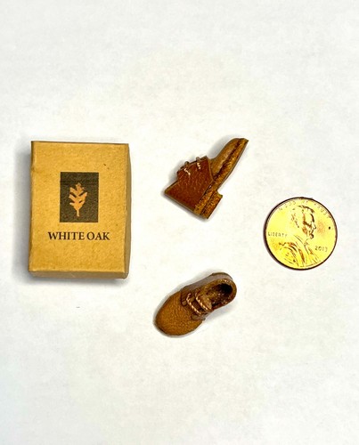 Miniature leather saddle - miniature,