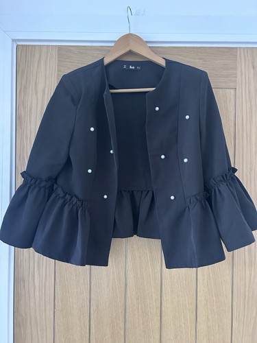 Shein black pearl detail - shein,