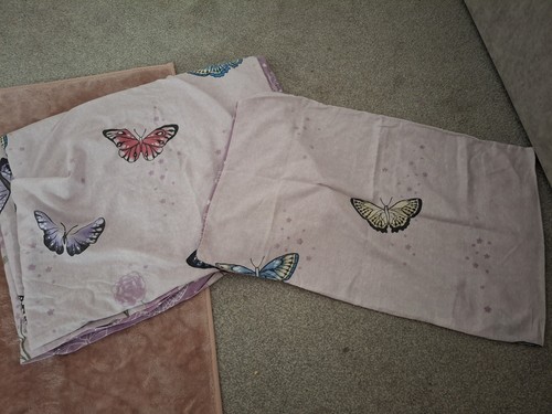 Girls purple butterfly single - girls,