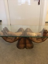 Wooden Hands Coffee Table
