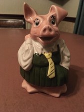 Wade Natwest Pig, Annabel, Gymslip Piggy  Money Box with Stopper