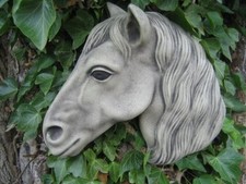 Horse Garden Wall Plaque Stone