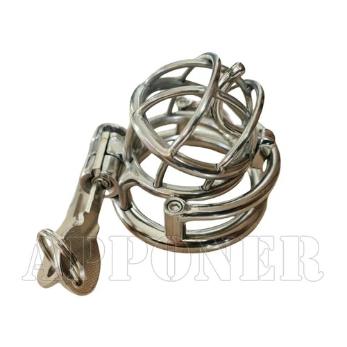 Metal male chastity cage - male,