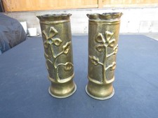 WORLD WAR 1 BRASS TRENCH ART