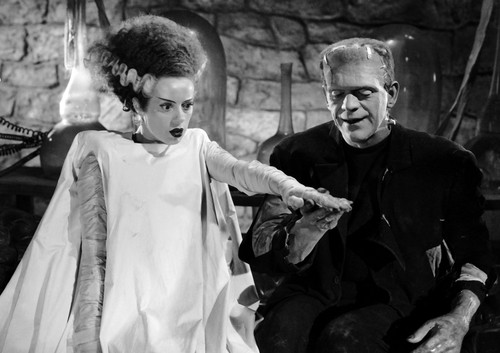 Elsa lanchester monochrome - lanchester,