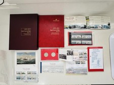 Ltd Ed 175 Anniversary Steam Packet IOM Box Collection Book Crown Coins & Stamps