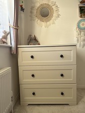 Mamas and Papas Sienna 3-Piece Nursery Furniture Set Ivory