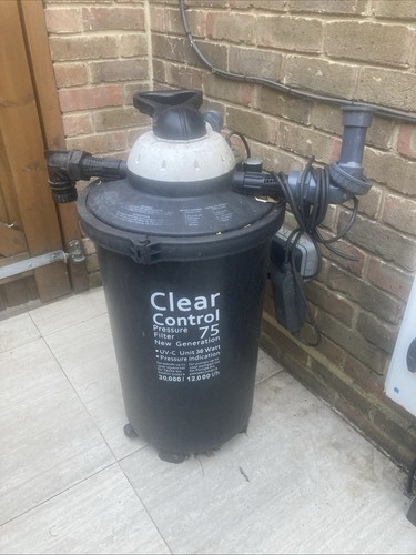 Pond filter clear control - pond,