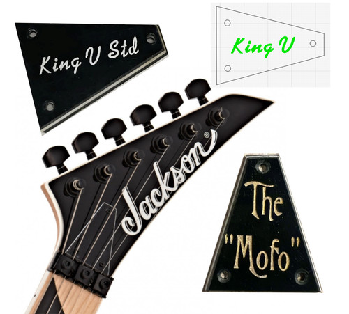 Truss rod cover for jackson - truss, 'jackson'
