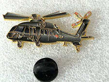 Helicopter Military Type Pin Badge