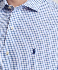 Polo Ralph Lauren Custom-Fit Stretch Poplin Shirt Blue / White-Check