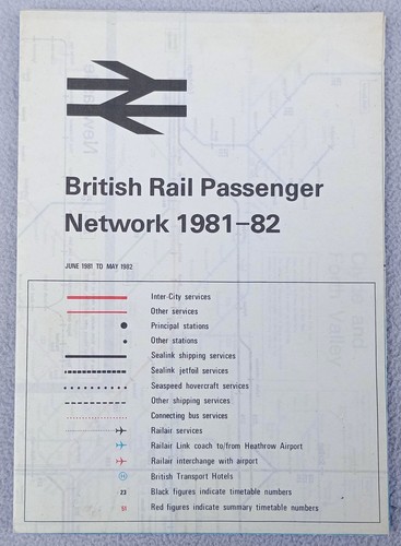 British rail passenger network - british,