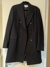 Reiss Men's black Overcoat