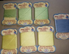 Peri-Lustra Darning Thread 4ply x 6 - for fine silk hose colours  696  697  699