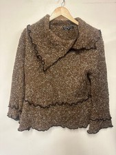 FRANK SAUL Women's Brown Sweater Size M CG T21