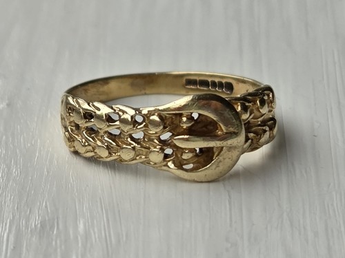 9ct yellow gold buckle - yellow,
