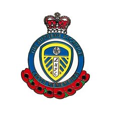 Leeds Utd & P0ppy Pin Badge, Leeds Utd Supreme Sacrifice Remembrance Pin Badge