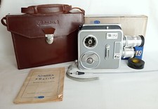Vintage Meopta Admira 8 IIa 1 .9 Cine Camera - 8 mm -Original Box + Leather Case