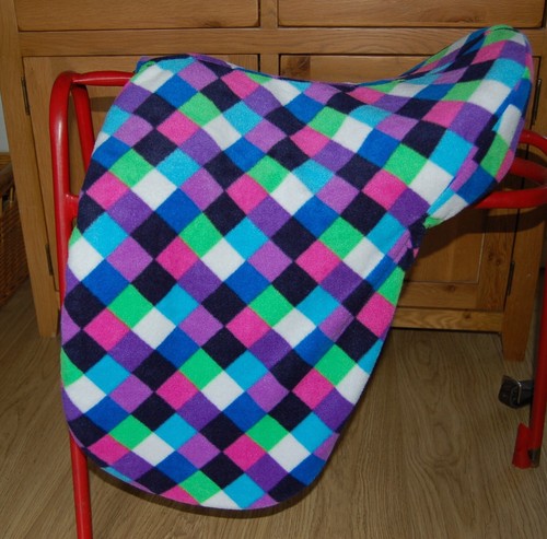 Fleece saddle cover designed - saddle,