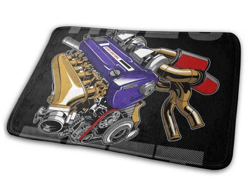 Rb26 logo mat - engine, /