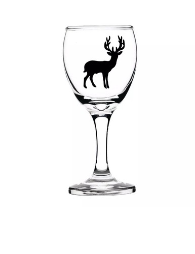 Christmas stag vinyl decal - x,