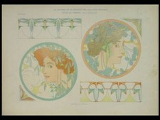 FRENCH ART NOUVEAU, WOMEN -