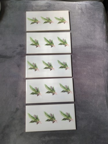 Portmerion fern border tiles - border,
