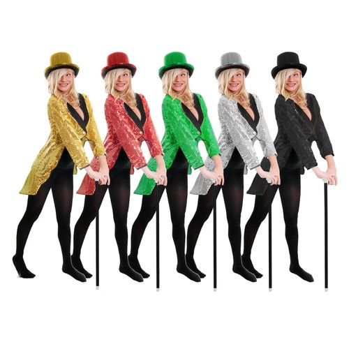Adult sequin tailcoat cabaret - sequin,