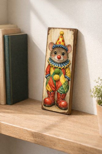 Mouse art sign vintage style - art,