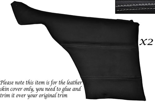 Grey stitch rear door cards - rear,