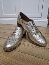 Next Gold Brogues Size 6 lace