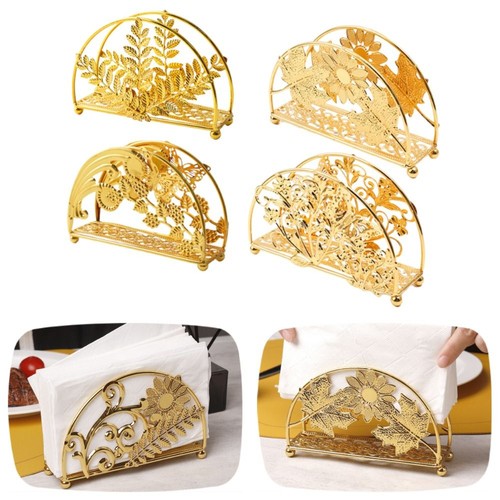 Flowers leaves metal napkin - flowers&leaves,