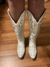 Cowgirl White Western Boots