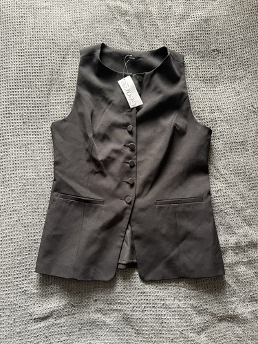Black high neck sleeveless - black,