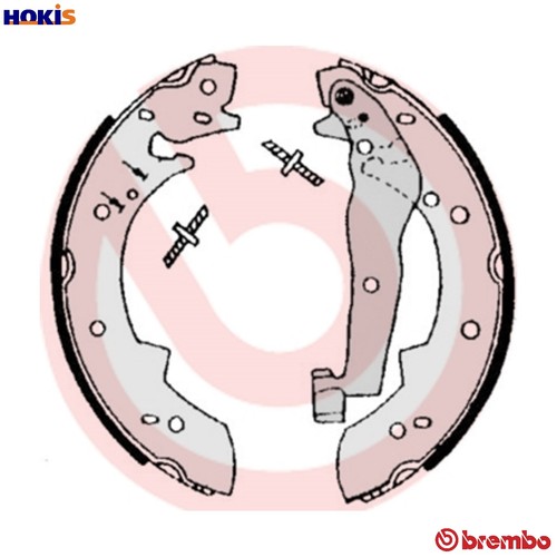 Brake shoe set 504 - set, for