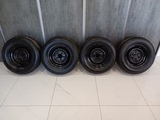 Mercedes-Benz SL W113 Pagoda Steel Wheel Set With Tyres 1114000202 5JKx13