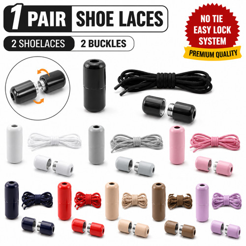 Tie elastic shoe laces - no,