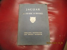 Jaguar 4.2 MARK 10  Operating, maintenance & Service handbook  E/129/1