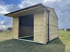 Mobile Field Shelter - Steel Skids - Stable - Timber Building