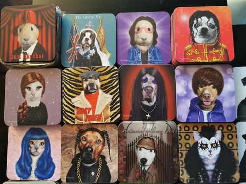 Takkoda pets rock coasters - pets,