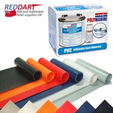 PVC Inflatable Boat Dinghy RIB Repair Kit, 35cm PVC, 2 part PVC Adhesive Glue