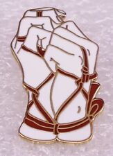 Shibari Kinbaku Japanese Rope Metal Enamel Pin Badge